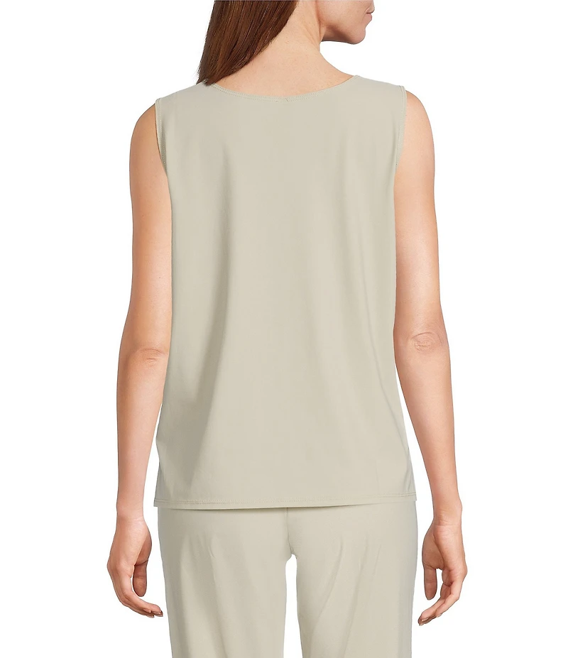 IC Collection Prada Knit Scoop Neck Sleeveless Tank