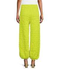 IC Collection Pucker Balloon Leg Elastic Waist Pants