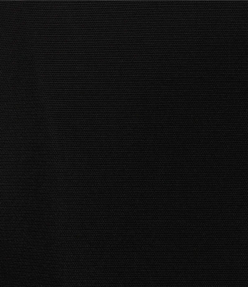 IC Collection Sheer Mesh Crew Neck Long Sleeve Knit Top