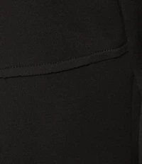 IC Collection Soft Knit Crepe Mock Neck Long Sleeve Top