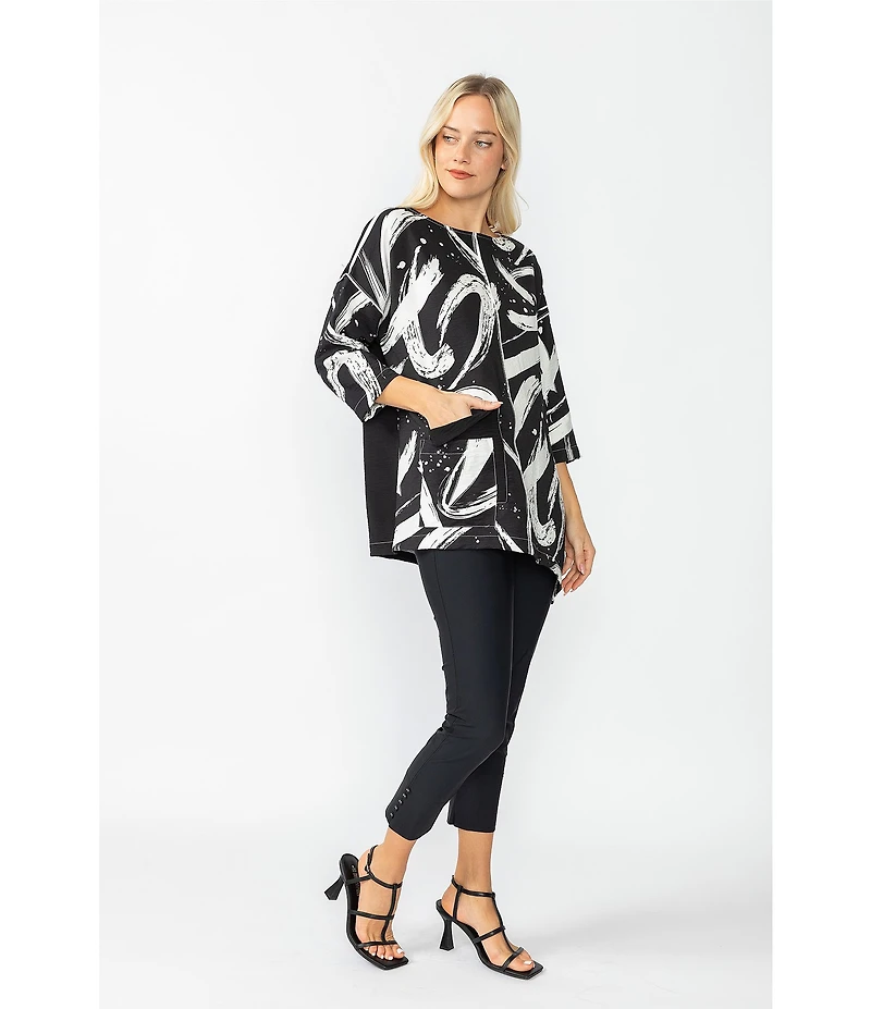 IC Collection Stretch Knit Slim Leg Pull-On Pants