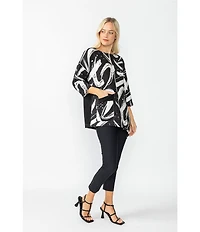 IC Collection Stretch Knit Slim Leg Pull-On Pants