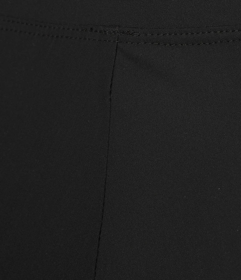 IC Collection Stretch Woven Slim Leg Slit Hem Ankle Pants