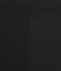 IC Collection Stretch Woven Slim Leg Slit Hem Ankle Pants