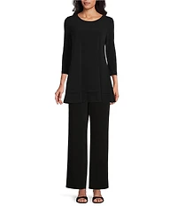 IC Collection High Rise Wide Leg Pants