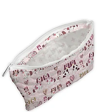 Ida Mae Home Foo Dogs Small Quilted Makeup Bag