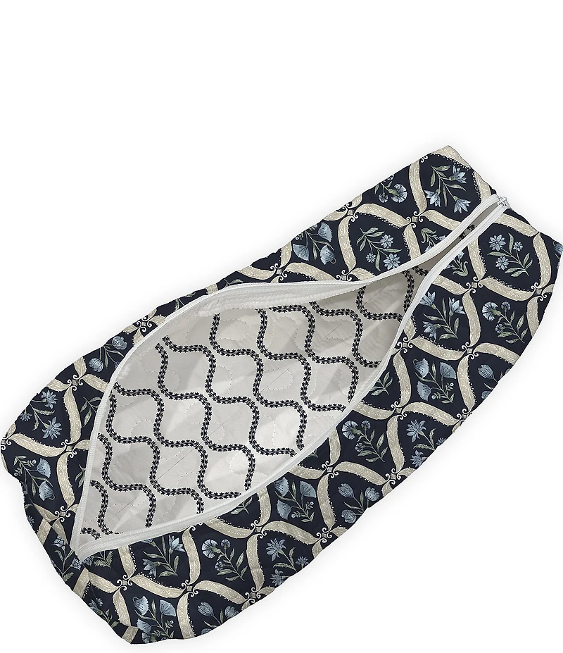Ida Mae Home Charlotte Navy Quilted Hot Tools Bag