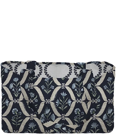 Ida Mae Home Charlotte Navy Quilted Tote Bag