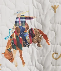 Ida Mae Home Cowgirl Western Quilted Cropped Vest