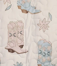 Ida Mae Home Daisy Boot Western Quilted Vest
