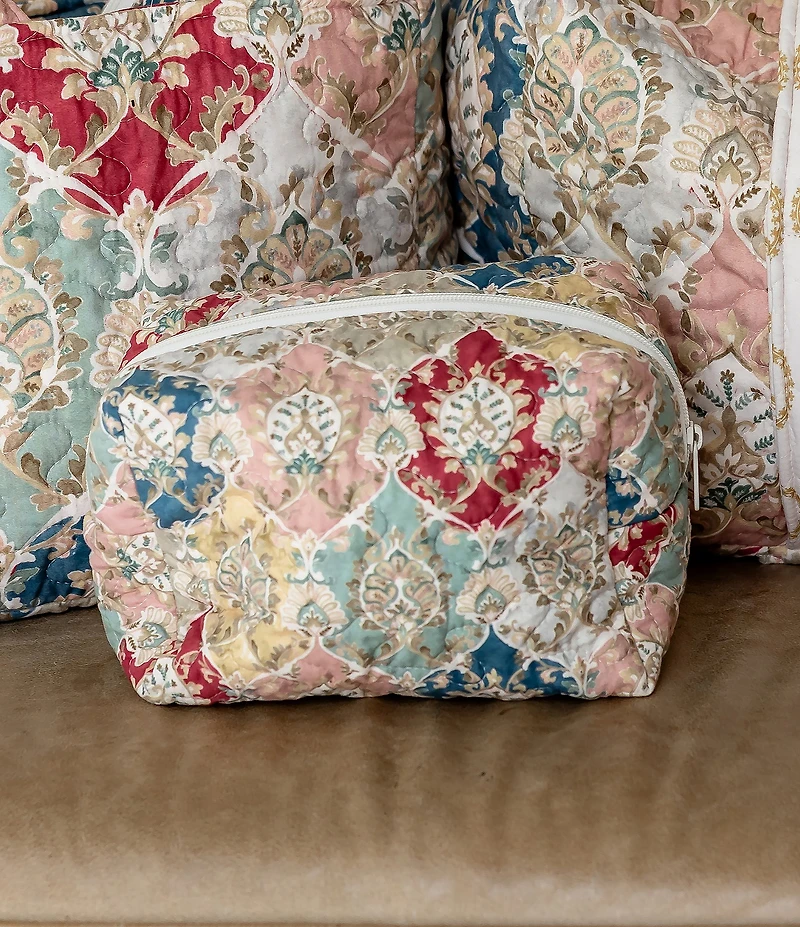 Ida Mae Home Erin & Ben Co. Collection Athena Multi Large Quilted Makeup Bag