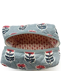 Ida Mae Home Erin & Ben Co. Collection Sadie Floral Icon Quilted Makeup Bag