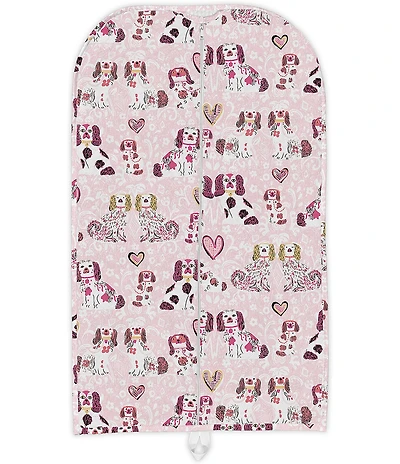 Ida Mae Home Foo Dogs Pink Quilted Garment Bag