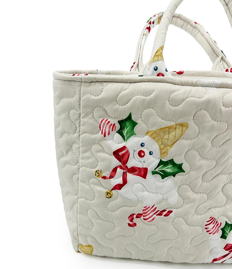 Ida Mae Home Mr. Bingle Medium Quilted Tote Bag