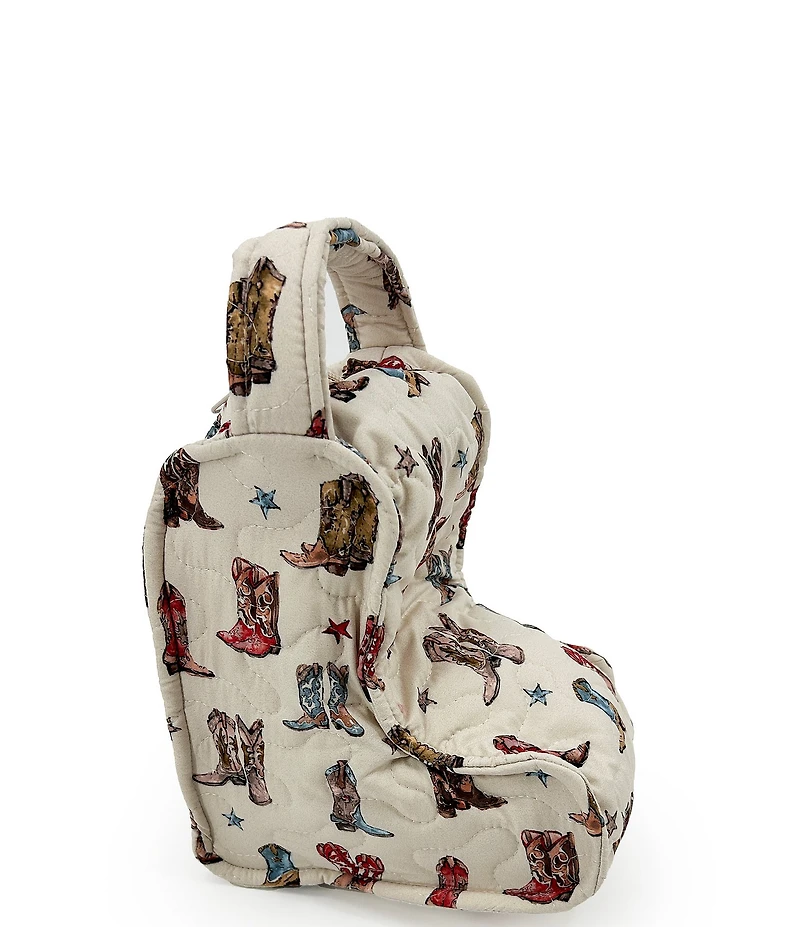 Ida Mae Home Thunderbird Boot Quilted Boot Bag