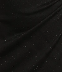 Ignite Evenings 3/4 Sleeve Boat Neck Glitter Dress