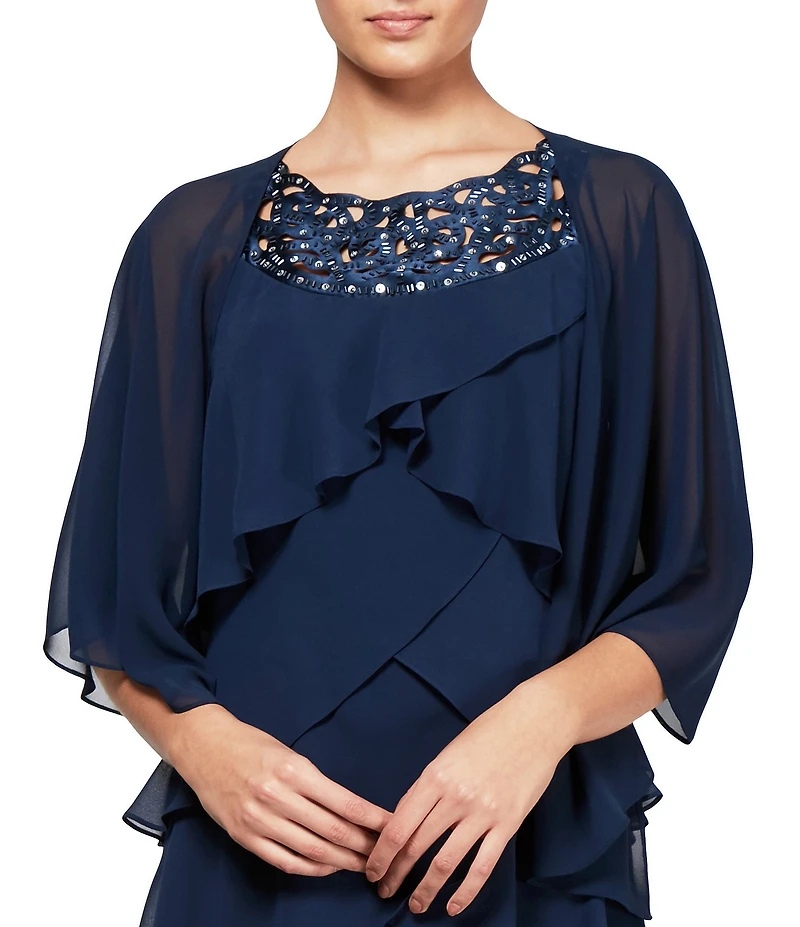 Ignite Evenings Multi Wear Chiffon Shawl