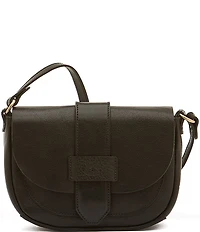 Il Bisonte Alloro Leather Crossbody Saddle Bag