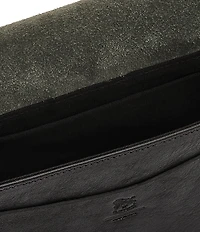 Il Bisonte Alloro Leather Crossbody Saddle Bag