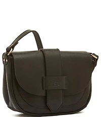 Il Bisonte Alloro Leather Crossbody Saddle Bag