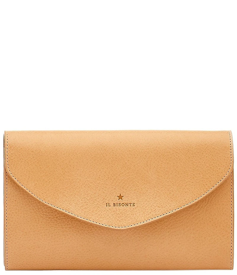 Il Bisonte Bigallo Envelope Flap Leather Clutch