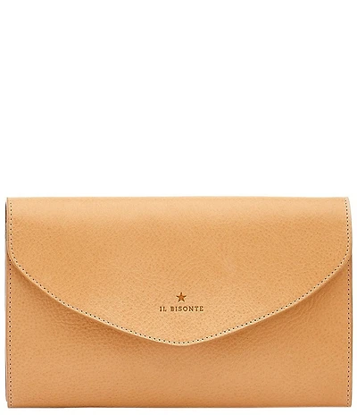 Il Bisonte Bigallo Envelope Flap Leather Clutch