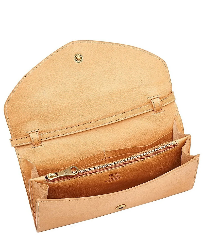 Il Bisonte Bigallo Envelope Flap Leather Clutch