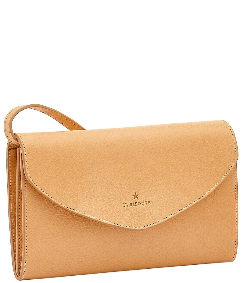 Il Bisonte Bigallo Envelope Leather Clutch