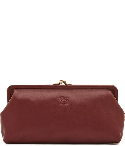 Il Bisonte Cowhide Leather Clutch