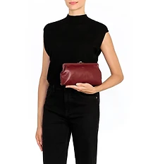 Il Bisonte Cowhide Leather Clutch