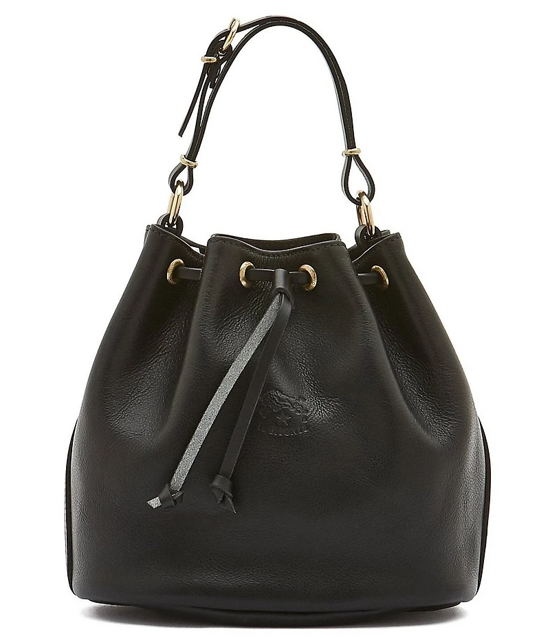 Il Bisonte Leather Bucket Bag