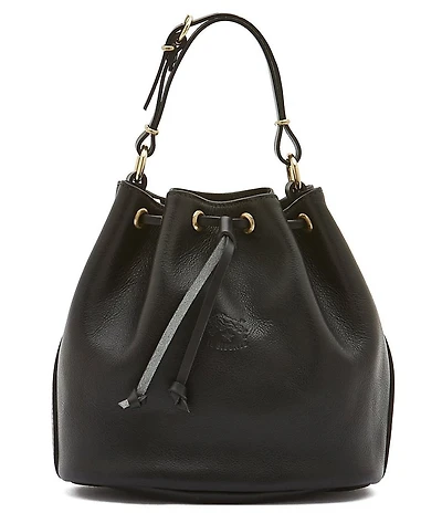 Il Bisonte Leather Bucket Bag