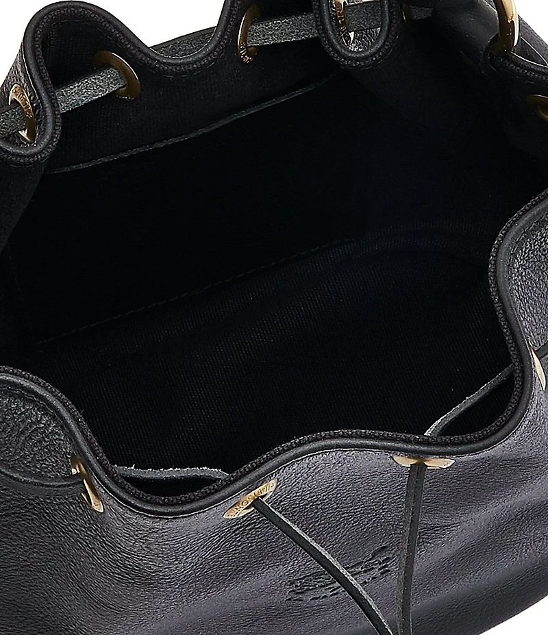 Il Bisonte Leather Bucket Bag