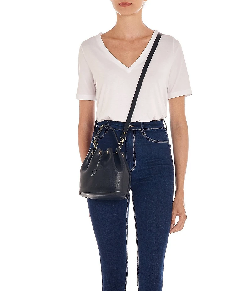 Il Bisonte Leather Bucket Bag
