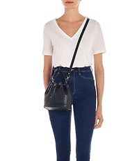 Il Bisonte Leather Bucket Bag