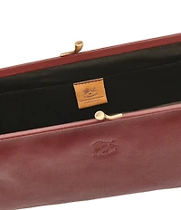 Il Bisonte Manuela Leather Clutch