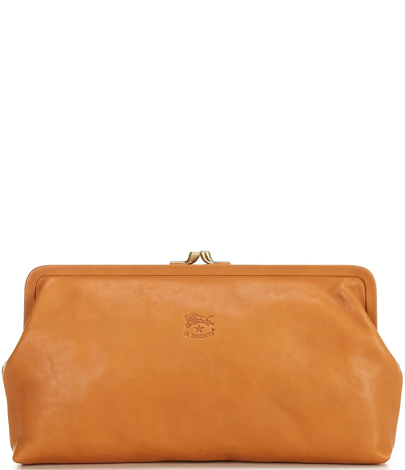 Il Bisonte Manuela Leather Clutch