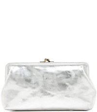 Il Bisonte Manuela Metallic Leather Clutch