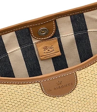 Il Bisonte Raffia Crossbody Bag