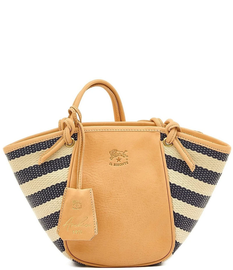 Il Bisonte Raffia Linea 1970 Crossbody Bag