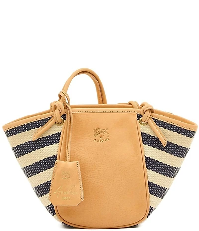 Il Bisonte Raffia Linea 1970 Crossbody Bag