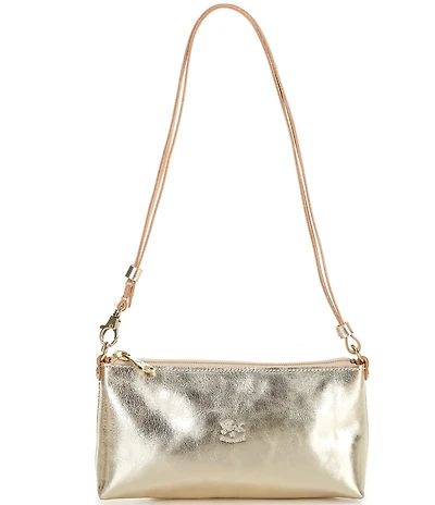 Il Bisonte Salina Metallic Shoulder Bag