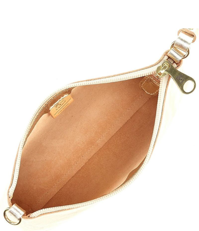 Il Bisonte Salina Metallic Shoulder Bag