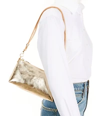 Il Bisonte Salina Metallic Shoulder Bag