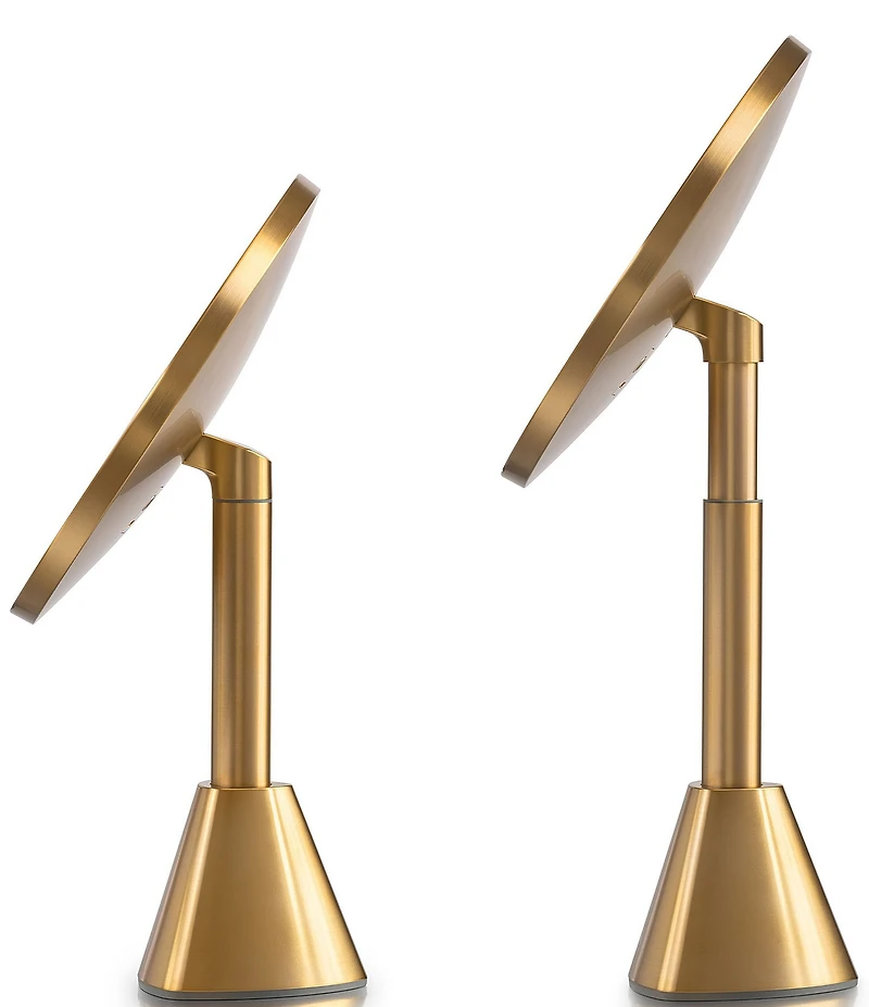Ilios Lighting Co. 5x Deluxe Magification Gold Mirror
