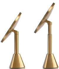 Ilios Lighting Co. 5x Deluxe Magification Gold Mirror