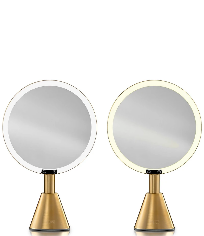 Ilios Lighting Co. 5x Deluxe Magification Gold Mirror