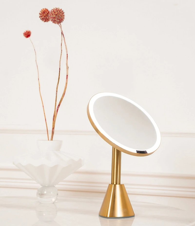 Ilios Lighting Co. 5x Deluxe Magification Gold Mirror