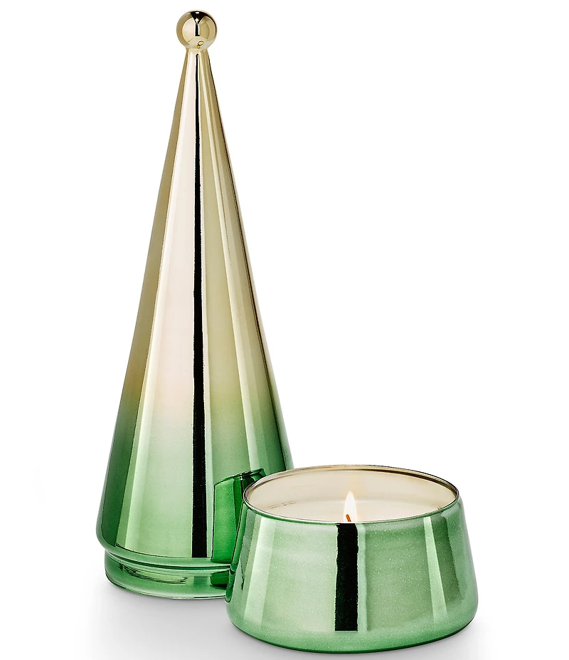 Illume Candles Balsam & Cedar High Shine Tree Candle, 8.8 oz.