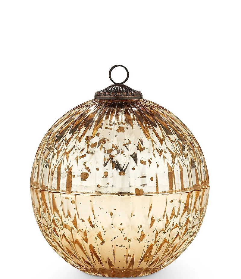 Illume Candles 5.1-oz. Winter White Gold Mercury Glass Ornament Candle